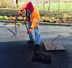 Carrying out drain cleaning proceedures